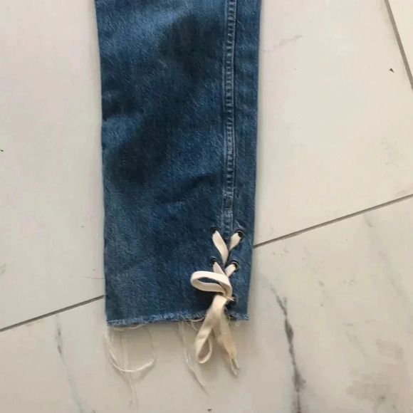 Anthropologie Amo jean with lace ankle - Picture 4 of 5